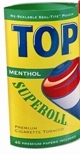 Top Superoll Menthol Rolling Tobacco made in USA, 10 x 8 oz bags, 2267.00 g total