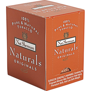 Nat Sherman Naturals Originals 101 mm cigarettes made in USA, 4 cartons, 40 packs. Free shipping!