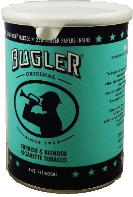 Bugler Original Rolling Tobacco made in USA,  6 x 170 g can.1020 g total. Free shipping!