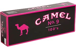 Camel No.9 100 Box cigarettes made in USA, 4 cartons, 40 packs. Freshness guaranteed!