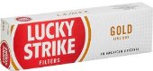 Lucky Strike Gold King Box cigarettes made in USA. 4 cartons, 40 packs. Free shipping!