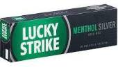 Lucky Strike Menthol Silver Box cigarettes made in USA. 4 cartons, 40 packs. Free shipping!