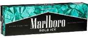 Marlboro Bold Ice Menthol Box cigarettes made in USA. 4 cartons, 40 packs. Free shipping!