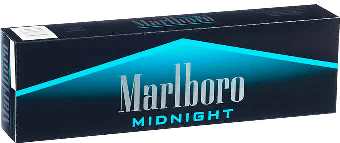 Marlboro Midnight Menthol Box cigarettes made in USA. 4 cartons, 40 packs. Free shipping!