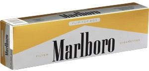 Marlboro 72 Gold Box cigarettes made in USA, 4 cartons, 40 packs. Free shipping!