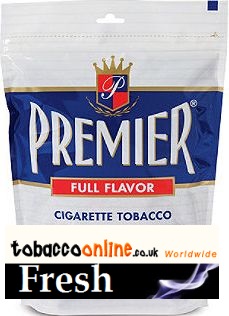 Premier Full Flavor Rolling Tobacco made in USA, 5 x 226 g bags, 1133g total. Free shipping!