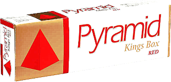 Pyramid Red King Box cigarettes made in USA, 4 cartons, 40 packs. Free shipping!