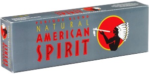 American Spirit Perique Rich Gray Box cigarettes made in USA, 4 cartons, Fresh. Free shipping!