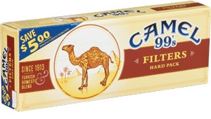 Camel Filter 99 Box cigarettes made in USA, 4 cartons, 40 packs. Free shipping!