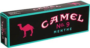 Camel No.9 Menthol Box cigarettes made in USA, 6 cartons, 60 packs. Freshness guaranteed!