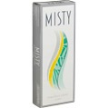 Misty Slims 100 Menthol Ultra Lights cigarettes made in USA, 4 cartons, 40 packs. Free shipping!