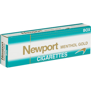 Newport Menthol Gold Box cigarettes made in USA, 4 cartons, 40 packs. Free shipping!