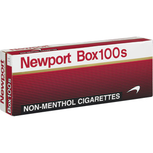 Newport Non Menthol 100 Box cigarettes made in USA, 4 cartons, 40 packs. Free shipping!