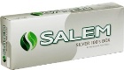 Salem Silver Menthol Box 100 cigarettes made in USA, 4 cartons, 40 packs. Free shipping!