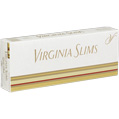 Virginia Slims Gold Lights 100 Luxury cigarettes made in USA, 4 cartons, 40 packs. Free shipping!