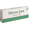 Virginia Slims Menthol 100 Box Luxury cigarettes made in USA, 4 cartons, 40 packs. Free shipping!