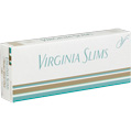 Virginia Slims Menthol Gold Lights 100 Luxury cigarettes made in USA, 40 packs. Free shipping!