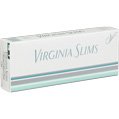 Virginia Slims Menthol Silver Ultra Lights 100 Luxury cigarettes made in USA, 40 packs. Ships free!