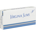 Virginia Slims Silver Ultra Lights 120 Luxury cigarettes made in USA, 40 packs. Free shipping!