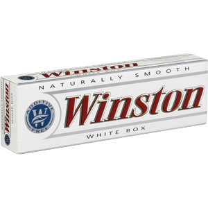 Winston White Ultra Lights Box cigarettes made in USA, 4 cartons, 40 packs. Free shipping!
