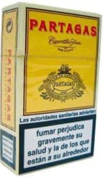 Partagas King Size Box cigarettes made in Cuba, with delivery from Spain. 1 carton